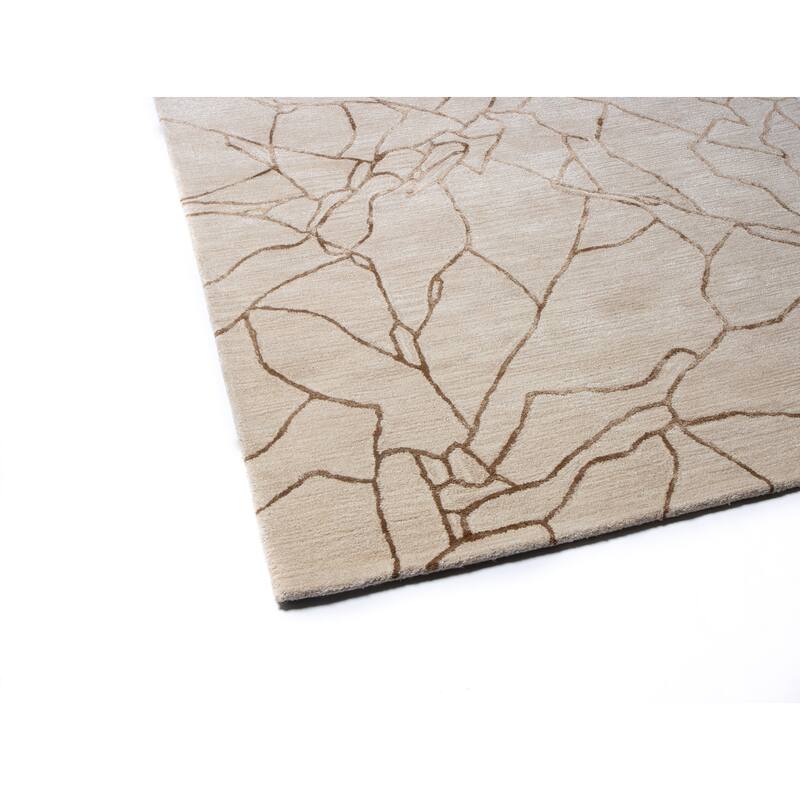 Bashian Patricia Beige Contemporary Area Rug