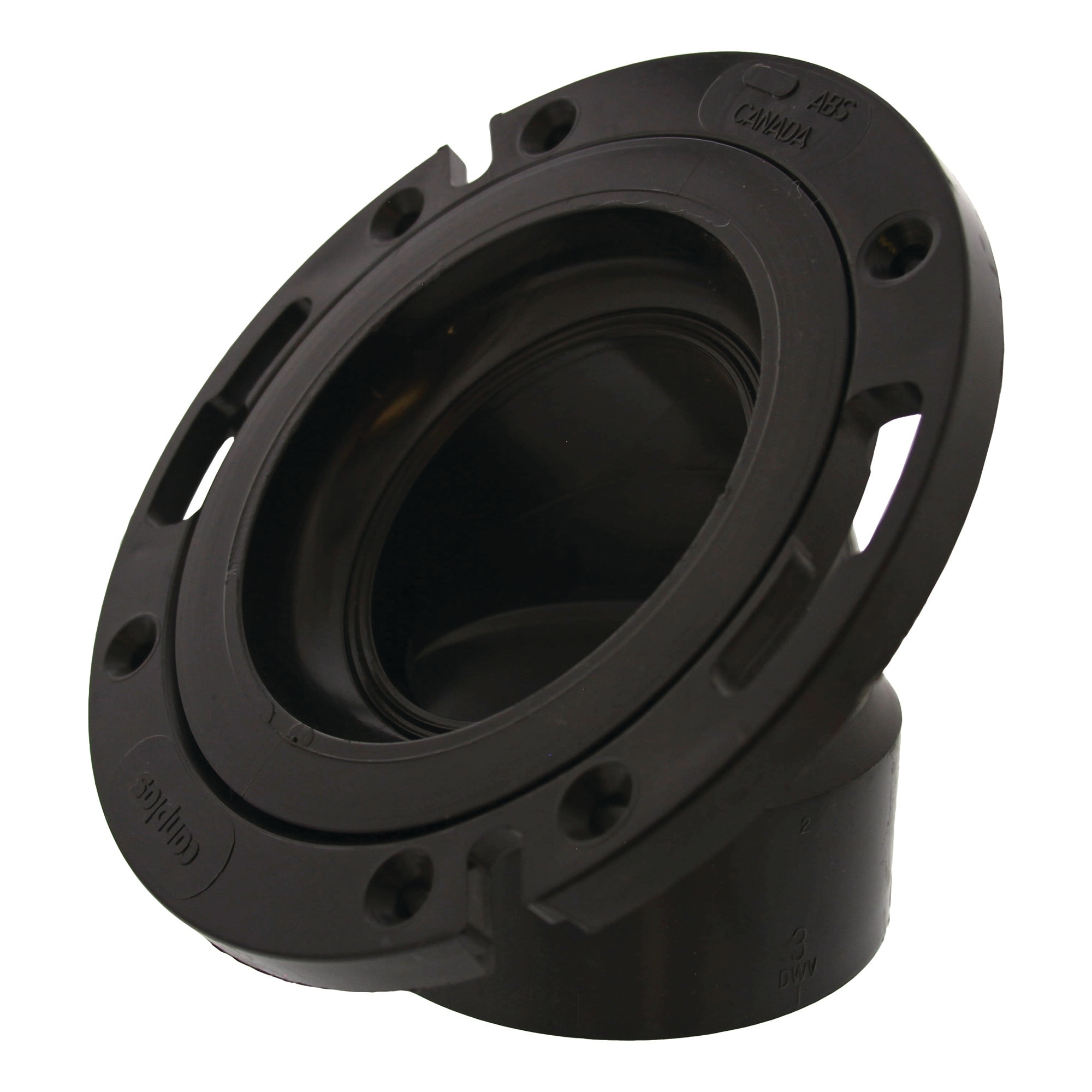 Jones Stephens C55143 3 ABS 45 Degree Closet Flange