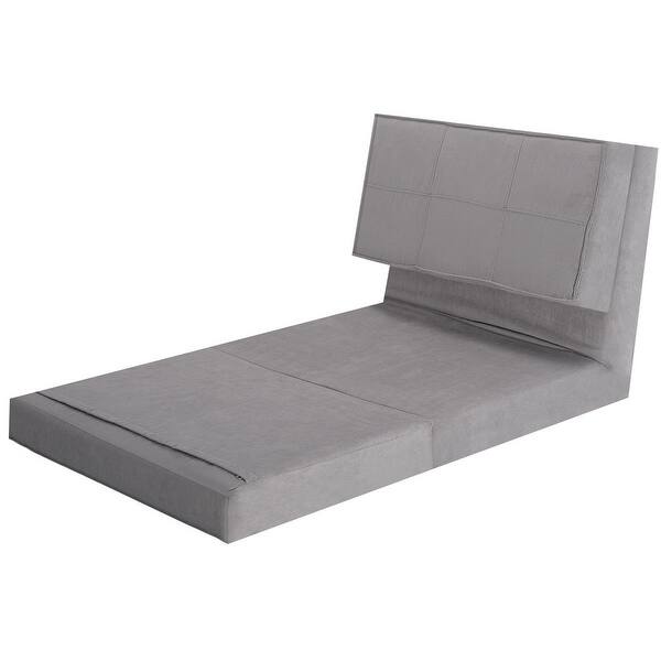 Shop Costway Fold Down Chair Flip Out Lounger Convertible Sleeper