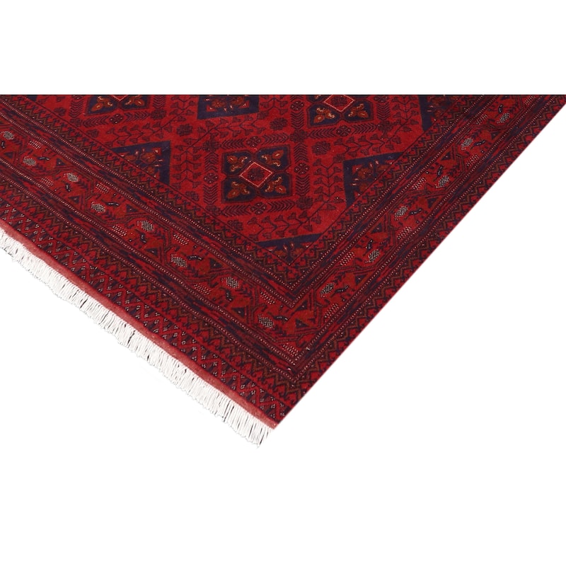 Southwestern Biljik Khal Mohammadi Raquel Red/Blue Rug - 5'2'' x 6'6''