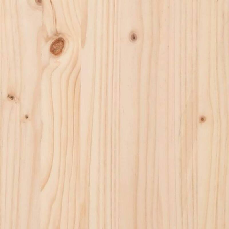 vidaXL Table Top Natural Wood Solid Pine Wood Medium Durable Table Top - 15.7 x 43.3 x 1.0 in.