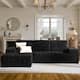 Option Left Chaise-Black