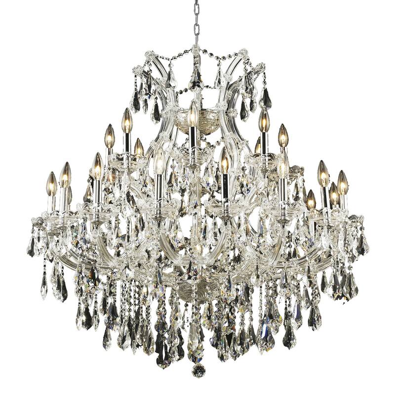 Fleur Illumination 24 light Chrome Chandelier