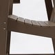 preview thumbnail 27 of 38, Tall Adirondack Chairs Set of 2 with handrails and connecting plates - 28.3"L x 22.6"W x 48.8"H
