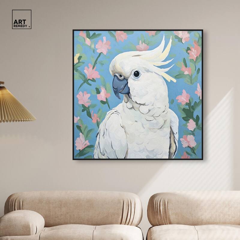White Cockatoo I Canvas by Art Remedy