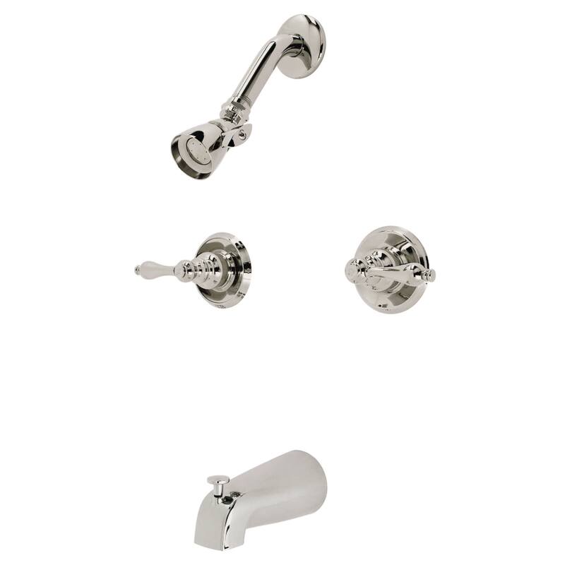 Kingston Brass Magellan Tub and Shower Trim with Single Function - Polished Nickel