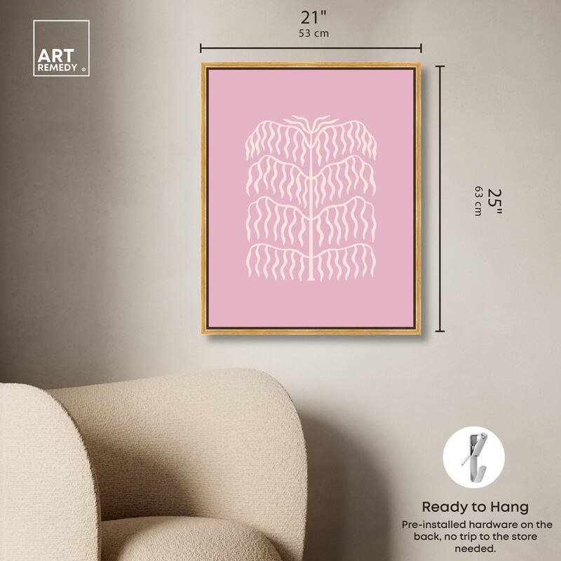 Lavender Mauve Canvas by Art Remedy