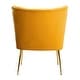 preview thumbnail 80 of 85, Heaven Contemporary Velvet Upholstered Accent Chair
