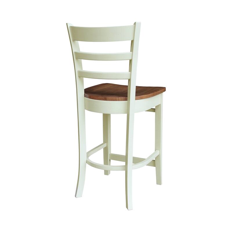 International Concepts Solid Wood Emily Dining Stool