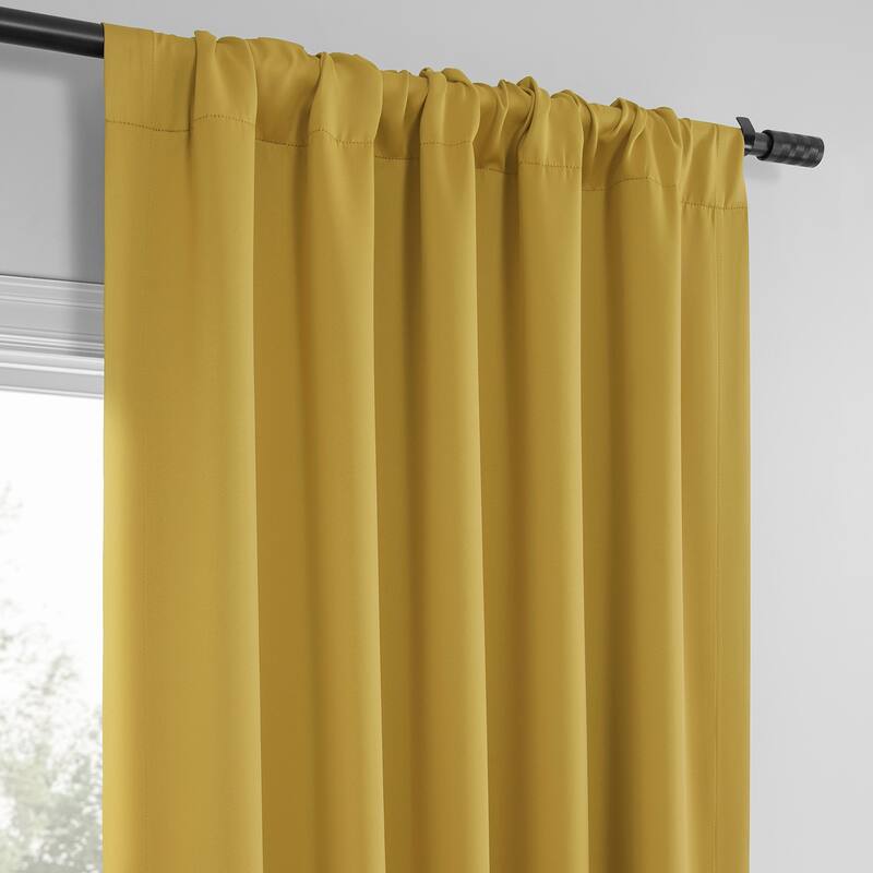 Exclusive Fabrics Room Darkening Curtains for Bedroom & Living Room Curtains - Window Drapes (2 Panels).