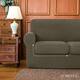 Subrtex Slipcover Stretch Sofa Cover with Separate Cushion Cover