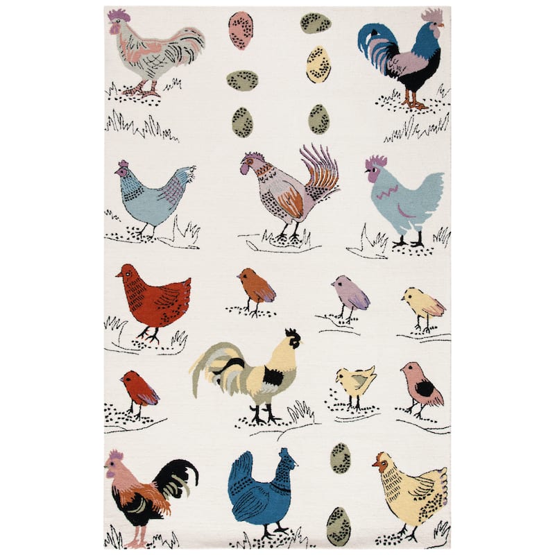 SAFAVIEH Handmade Novelty Tuulevi Novelty Wool Rug