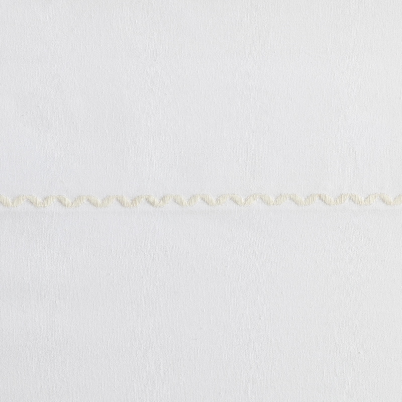 Laura Ashley Scallop Embroidered Percale Cotton Sheet Sets