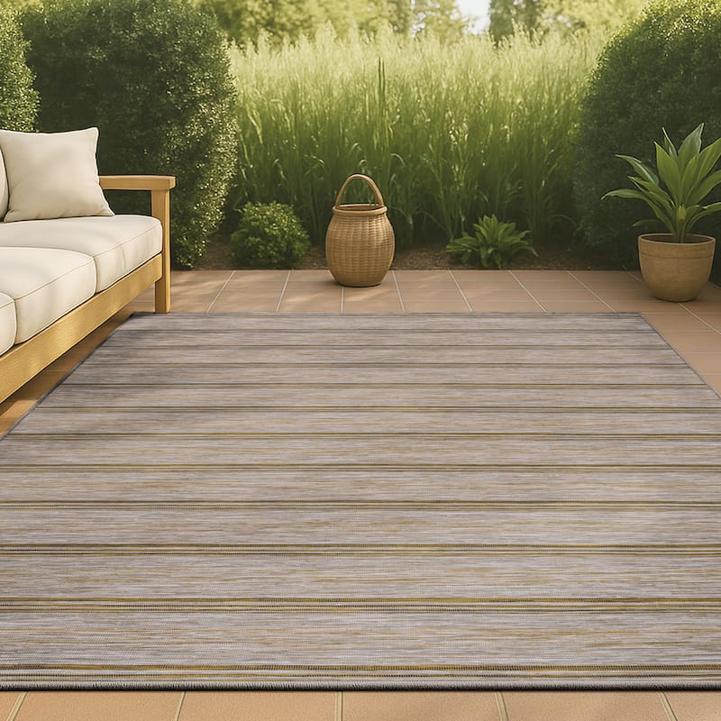 JONATHAN Y Finn Modern Farmhouse Wide Stripe Area Rug