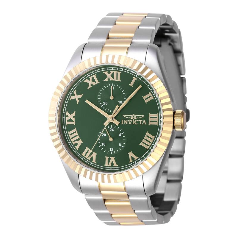 Invicta Men's 47427 Specialty Quartz Multifunction Green Dial Watch
