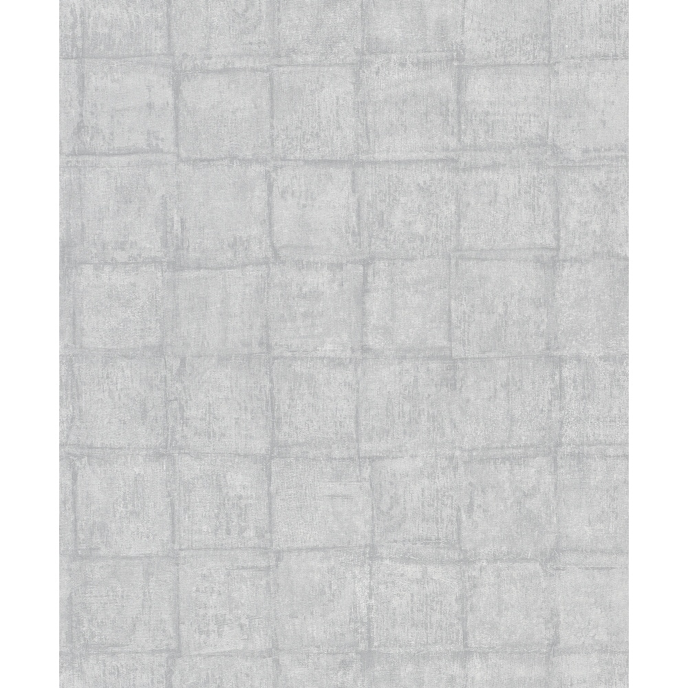 Galerie Wallcoverings Eden Collection Textured Tile Vinyl on Non-Woven Matte Wallpaper Roll