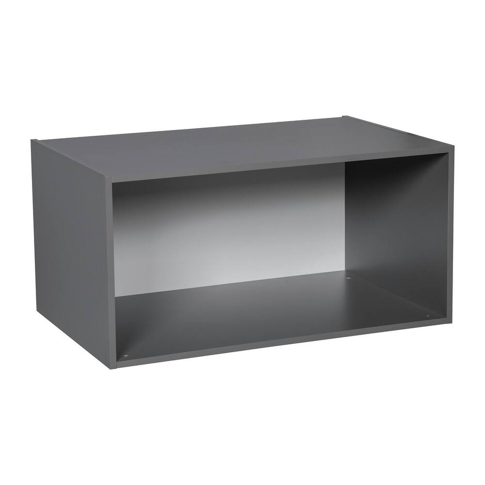30" x 15" Wall Cabinet-Double Door-Grey - 30 x 15 x 12