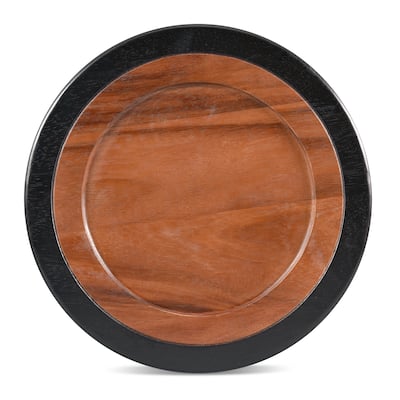 Noritake Kona Wood Round Charger, 13"