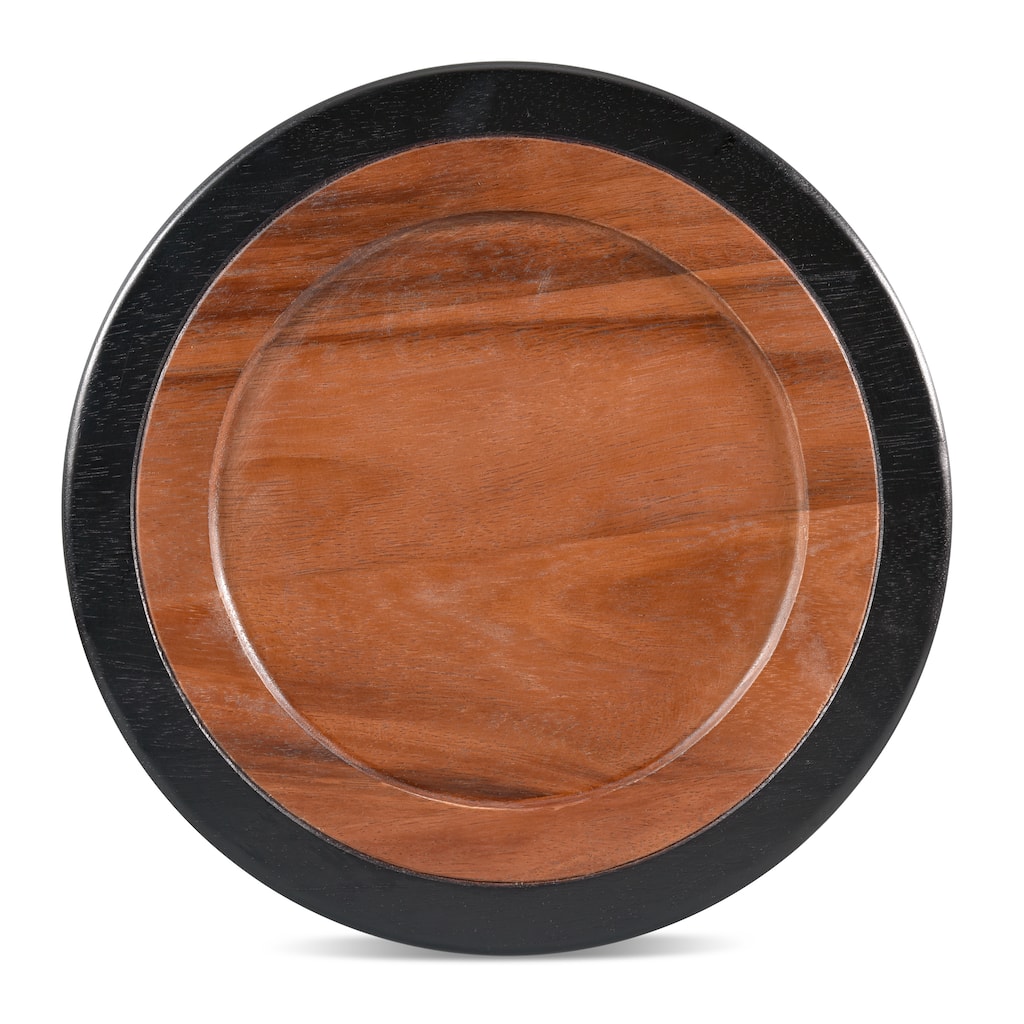 Noritake Kona Wood Round Charger, 13"
