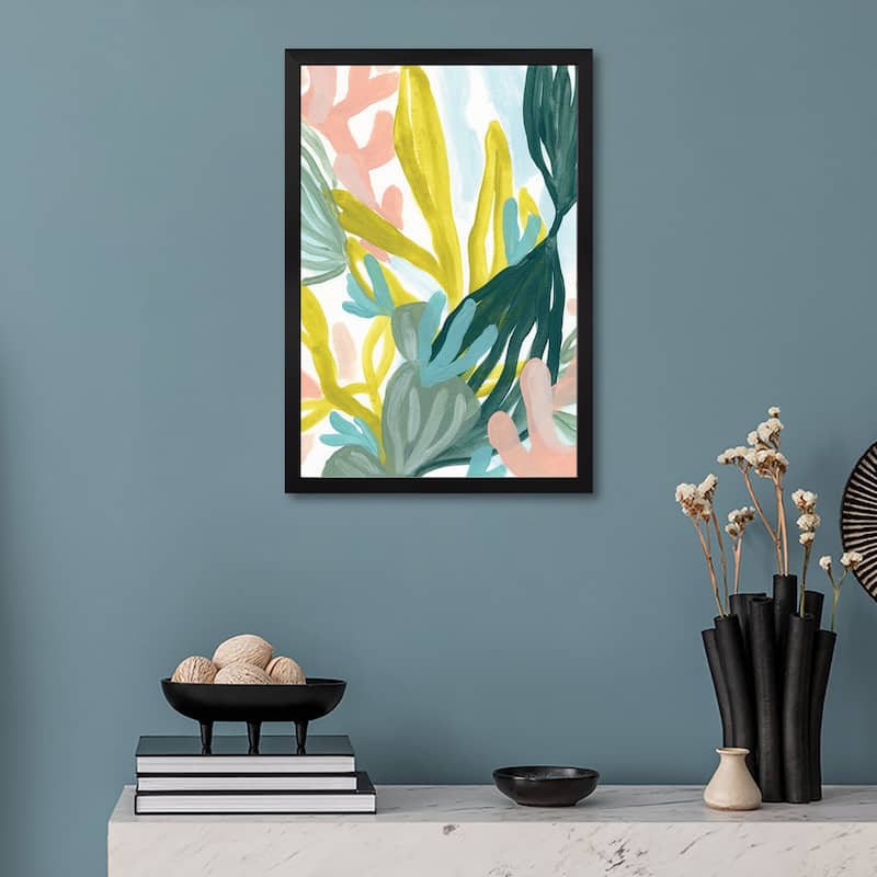 Coral Garden II Premium Framed Poster by June Erica Vess