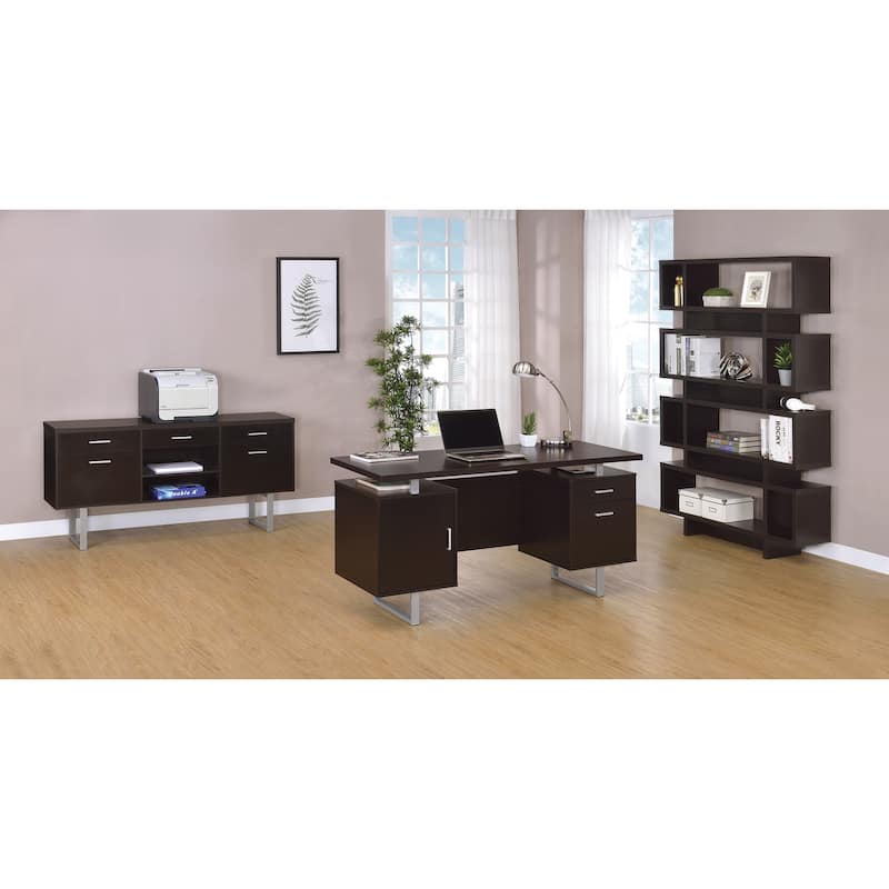Mendecino 2-drawer Floating Top Office Desk