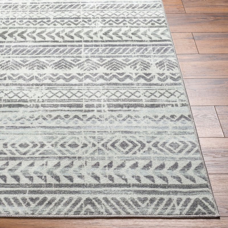 Livabliss Hera Bohemian Tribal Washable Area Rug