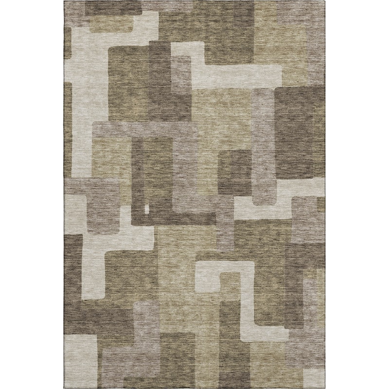Premium Washable Super Soft Modern Geo Mayfield Rug