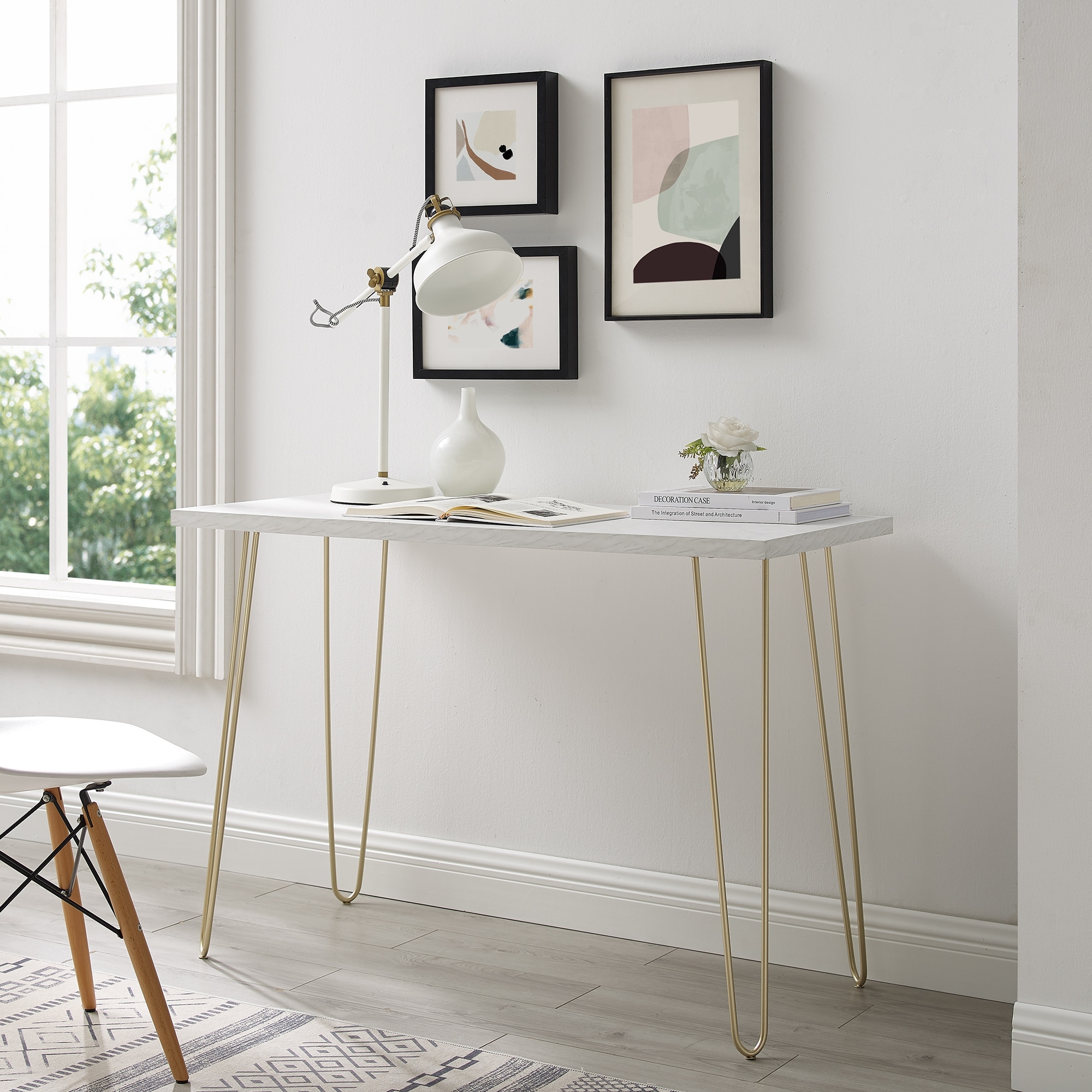 Hairpin leg clearance writing desk