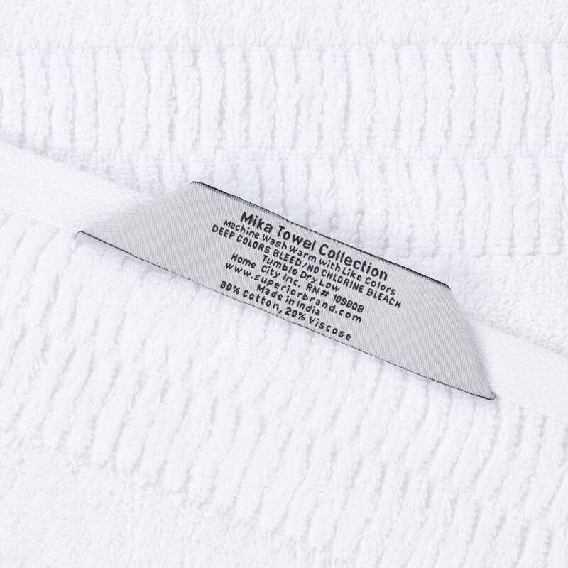 Superior Mika Smart Twist Cotton Bath Towels, Set of 2
