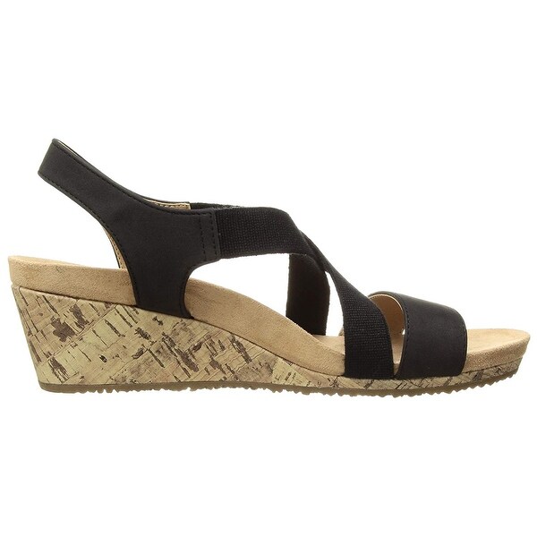 lifestride women's mexico wedge sandal
