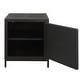 preview thumbnail 8 of 6, Geometric Cabinet End Table - 25.5" - Black