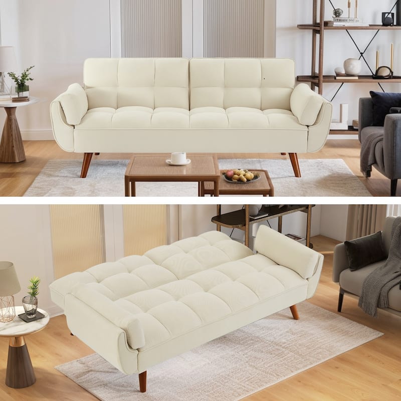 Sofa Couch for Living Room, Loveseat Sofa Futons for Small Space,Bedroom,Apartment,Studio