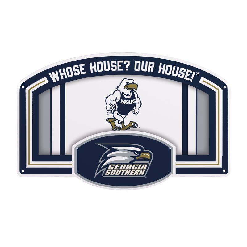 Georgia Southern University Embossed Steel Wall Sign, 11" x 17"