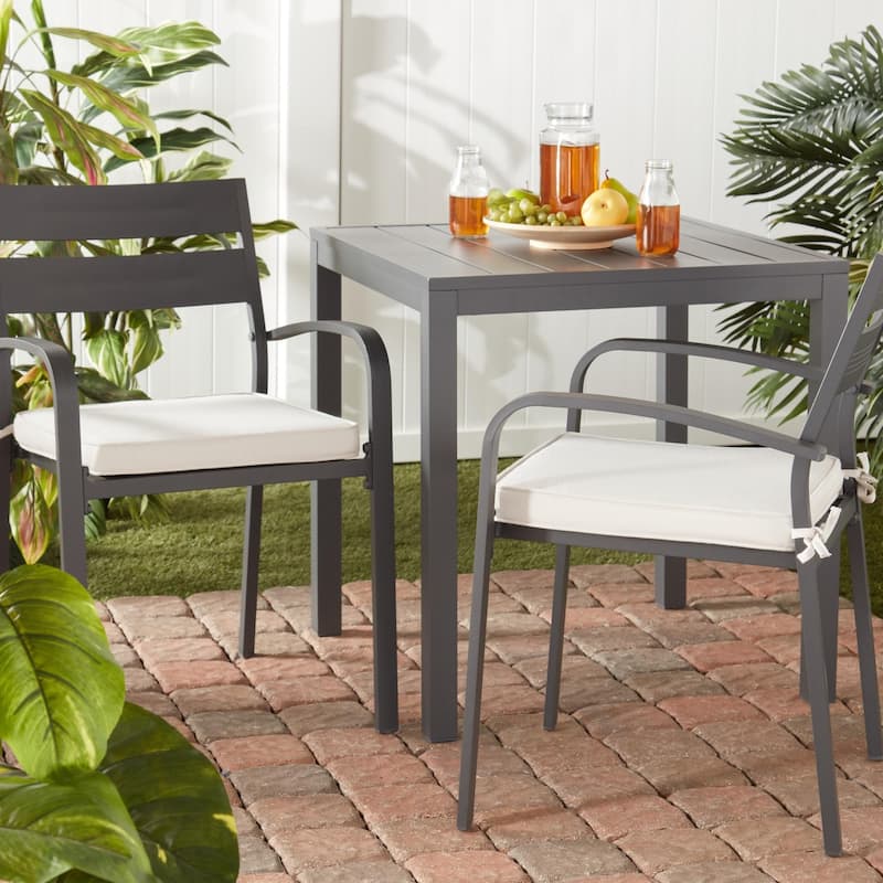 Sunbrella Indoor/ Outdoor 17-inch Square Corded Chair Pad (Set of 2)