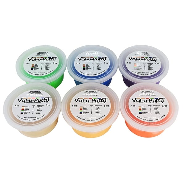 Val-u-Putty Exercise Putty - 6 Piece Set - 4 oz Val-u-Putty Exercise Putty - 6 Piece Set - 4 oz