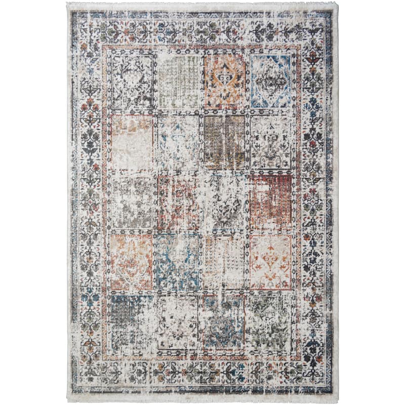 Oxford Creswell Traditional Panel Area Rug - 5'3"x7'1" - Multi