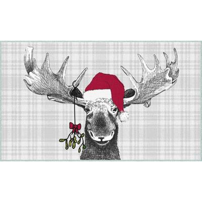 Mohawk Home Holiday Moose Area Rug