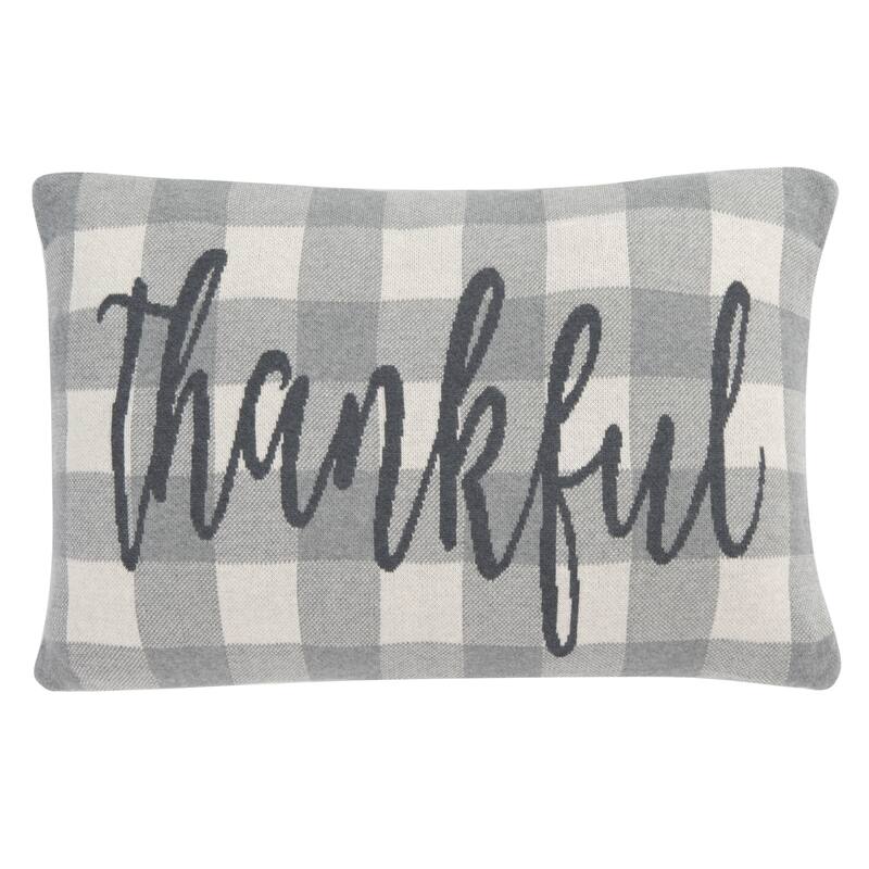SAFAVIEH Be Thankful 16 x 24-inch Rectangle Decorative Accent Throw Pillow