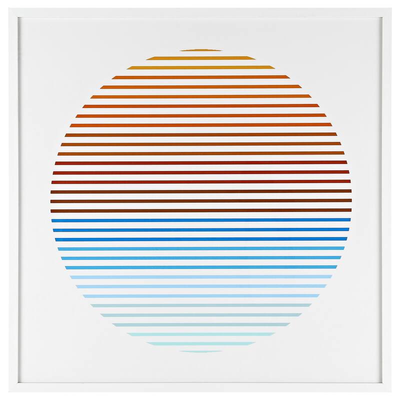 SAFAVIEH Zoritza Oceanside Sunrise 24-inch Square Framed Wall Art