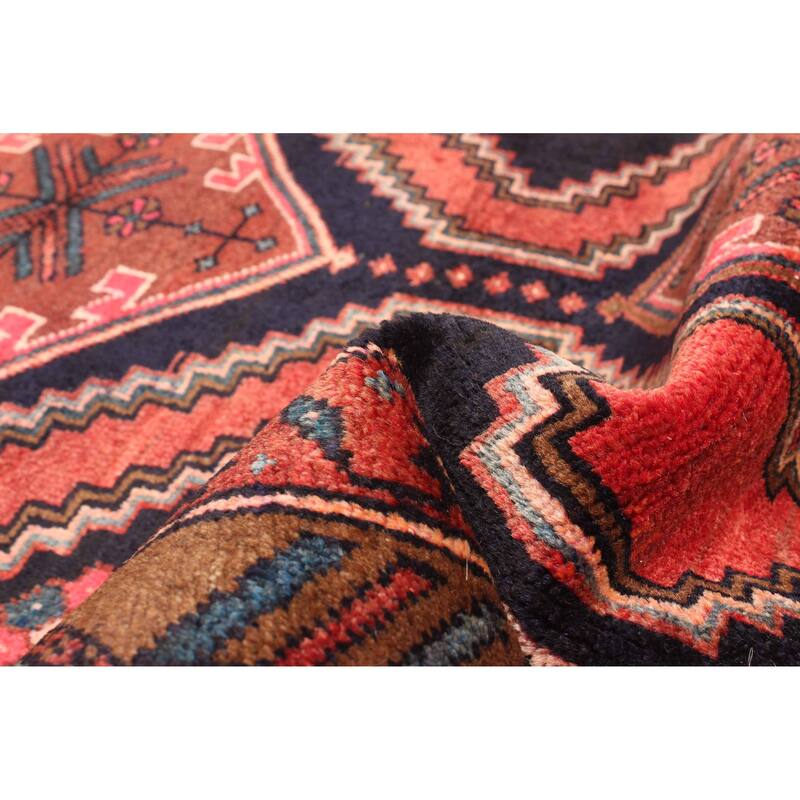 ECARPETGALLERY Hand-knotted Andelz Red Wool Rug - 4'2 x 7'3