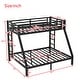 preview thumbnail 5 of 11, Twin XL over Queen Metal Bunk Bed for Teens and Adults,Space-Saving/Noise Reduced/No Box Spring Needed