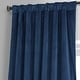 preview thumbnail 111 of 165, Exclusive Fabrics Signature Plush Velvet Hotel Blackout Curtains (1 Panel) - Luxury Soft Drapery for Light Control & Elegance