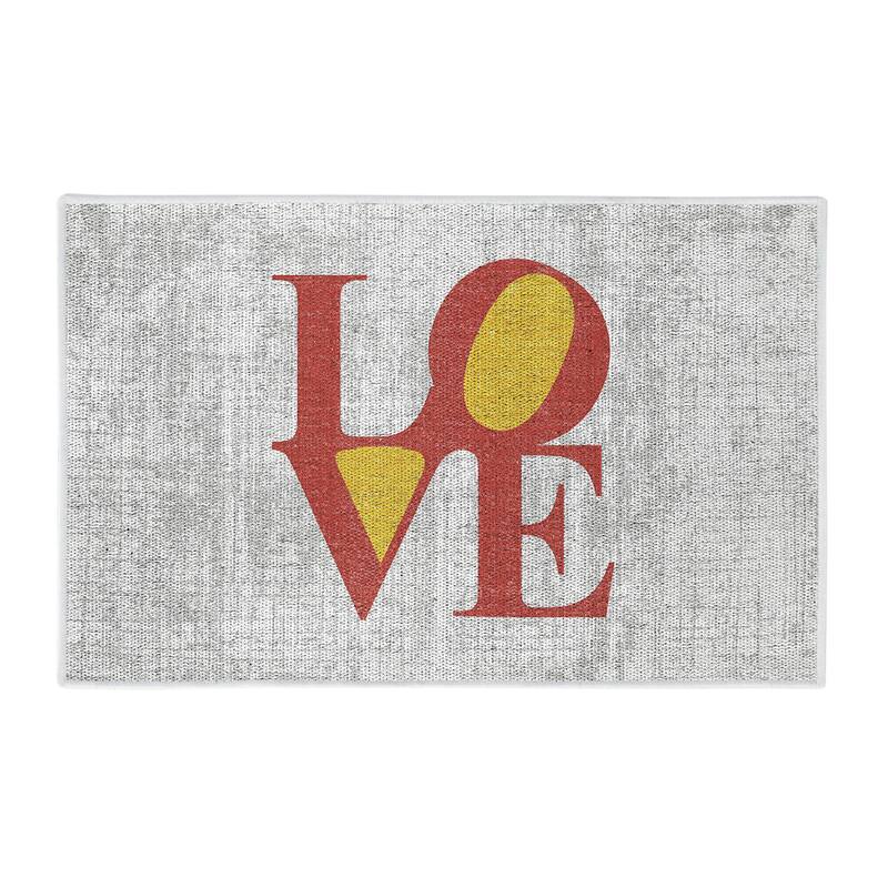 SussexHome Non-Skid Ultra-Thin Area Rugs for Laundry Room, Entryway, Bathroom and Kitchen - Washable Multipurpose Floor Mat - 20x31.5 inch - Philadelphia