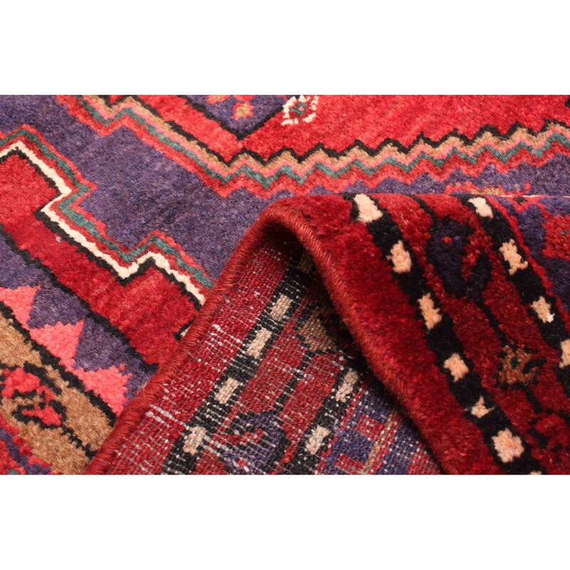 ECARPETGALLERY Hand-knotted Andelz Red Wool Rug - 4'10 x 7'1