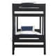 preview thumbnail 12 of 11, Twin over Twin Bunk Bed with Ladder, White