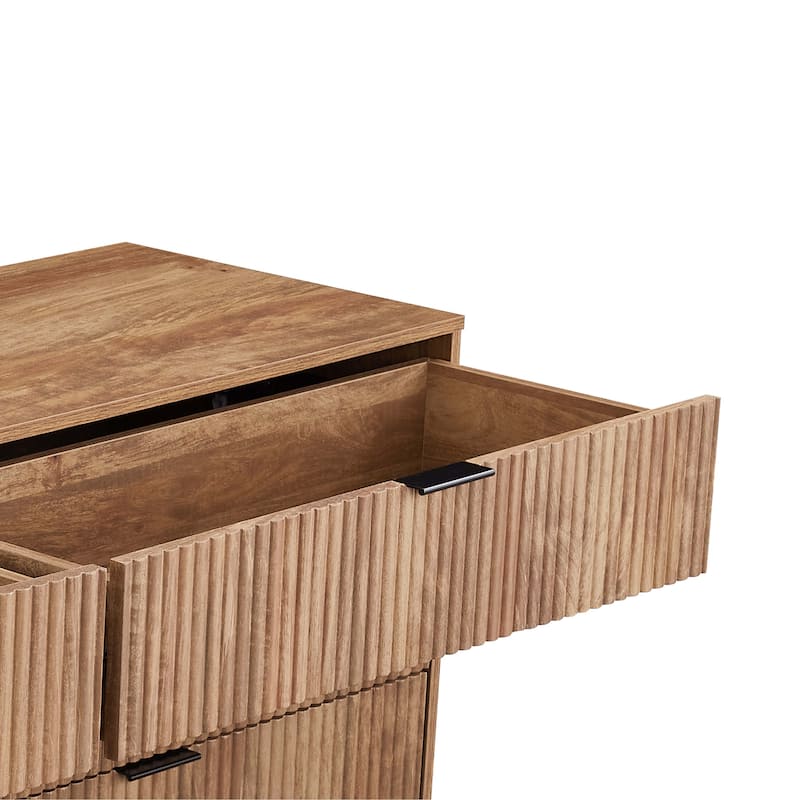Manhattan Comfort Dumbo Modern 6-Drawer Double Low Dresser.