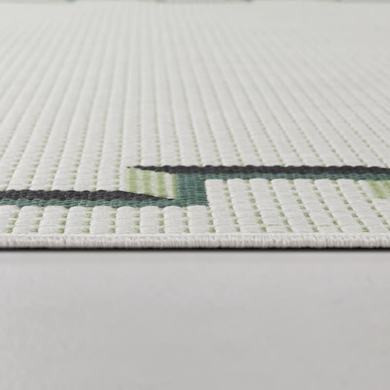 Samina Transitional Border Indoor/Outdoor Area Rug