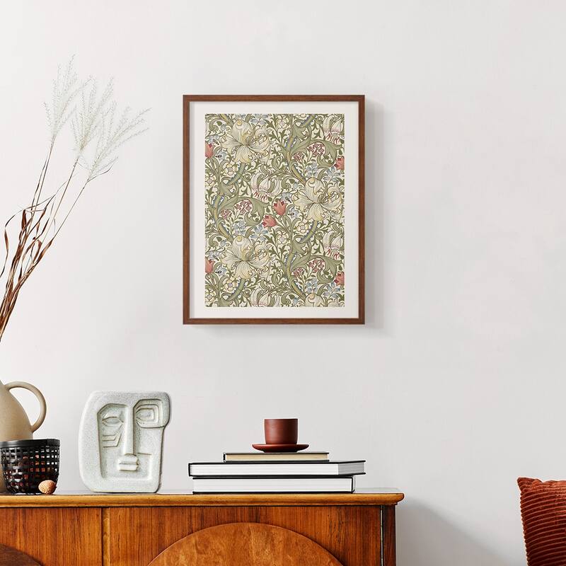 Vintage Floral Print CCCV -Framed Print