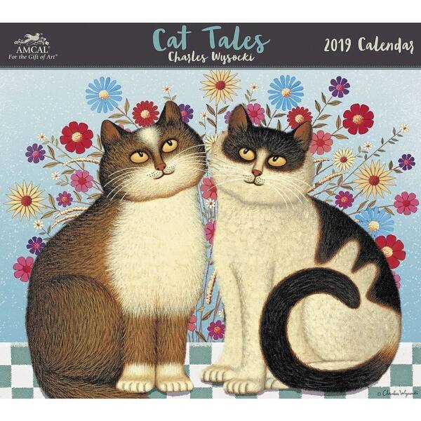 Shop 2019 Wysocki Cat Tales Amcal 2019 Wall Calendar Wysocki By