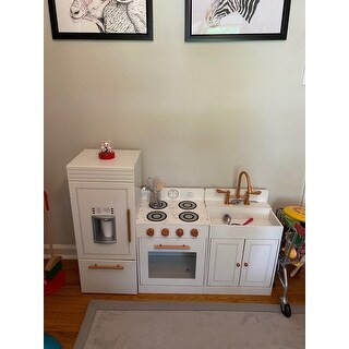 little chef paris modern play kitchen white rose gold